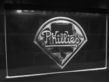 Philadelphia Phillies LED Neon Sign USB - White - TheLedHeroes