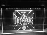 West Coast Choppers Bike Logo LED Neon Sign Electrical - White - TheLedHeroes