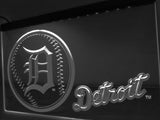 FREE Detroit Tigers Baseball LED Sign - White - TheLedHeroes