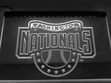 Washington Nationals (3) LED Neon Sign USB - White - TheLedHeroes