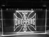 FREE West Coast Choppers Bike Logo LED Sign - White - TheLedHeroes