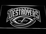 FREE Columbus Destroyers  LED Sign - White - TheLedHeroes