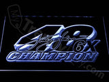 Jimmie Johnson LED Neon Sign USB - White - TheLedHeroes