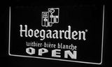Hoegaarden Open LED Neon Sign Electrical - White - TheLedHeroes