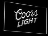 Coors Light Logo LED Neon Sign USB - White - TheLedHeroes