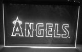 Los Angeles Angels LED Neon Sign USB - White - TheLedHeroes
