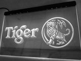 Tiger LED Neon Sign USB - White - TheLedHeroes