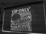 Blue Moon VIP Only (2) LED Neon Sign Electrical - White - TheLedHeroes