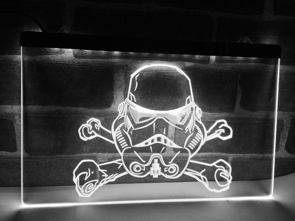 Star Wars Stormtrooper LED Neon Sign USB - White - TheLedHeroes