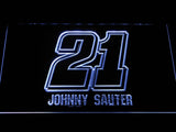 Johnny Sauter LED Neon Sign USB - White - TheLedHeroes