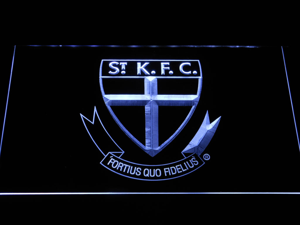 St Kilda Football Club LED Sign - White - TheLedHeroes