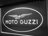 FREE Moto Guzzi Motorcycle LED Sign - White - TheLedHeroes