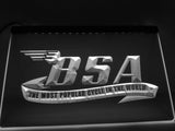 FREE BSA Motorcycles LED Sign - White - TheLedHeroes