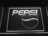 Pepsi Cola Logo Drink Decor LED Neon Sign USB - White - TheLedHeroes
