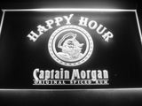 FREE Captain Morgan Spiced Rum Happy Hour LED Sign - White - TheLedHeroes