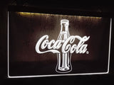 Coca Cola Bottle 2 LED Neon Sign USB - White - TheLedHeroes