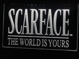 FREE Scarface The World is Yours LED Sign - White - TheLedHeroes