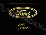 Ford RS 500 LED Neon Sign USB - Yellow - TheLedHeroes