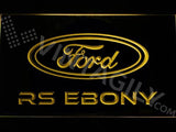 Ford RS Ebony LED Neon Sign Electrical - Yellow - TheLedHeroes