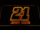 Johnny Sauter LED Neon Sign USB - Yellow - TheLedHeroes