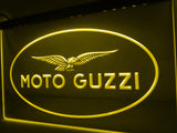 FREE Moto Guzzi Motorcycle LED Sign - Yellow - TheLedHeroes