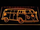 Volkswagen EuroVan LED Neon Sign USB - Yellow - TheLedHeroes