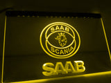 FREE SAAB LED Sign - Yellow - TheLedHeroes