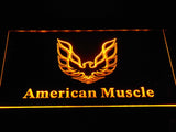 American Muscle Cars 2 LED Neon Sign USB - Yellow - TheLedHeroes