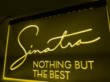 Frank Sinatra Nothing But the Best LED Neon Sign USB - Yellow - TheLedHeroes