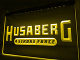 Husaberg Motorcycle Bike LED Neon Sign Electrical - Yellow - TheLedHeroes