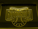 Washington Nationals (3) LED Neon Sign USB - Yellow - TheLedHeroes