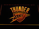 Oklahoma City Thunder LED Sign - Yellow - TheLedHeroes