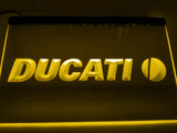 FREE Ducati LED Sign - Yellow - TheLedHeroes