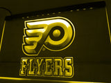 Philadelphia Flyers LED Neon Sign USB - Yellow - TheLedHeroes
