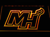 Miami Heat 2 LED Sign - Yellow - TheLedHeroes