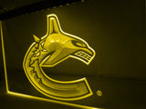 Vancouver Canucks LED Neon Sign USB - Yellow - TheLedHeroes