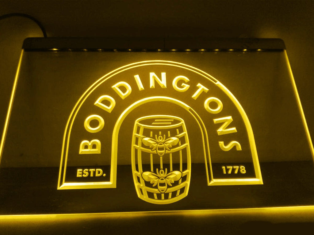 Boddingtons LED Neon Sign Electrical - Yellow - TheLedHeroes