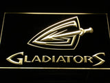 Cleveland Gladiators LED Sign - Yellow - TheLedHeroes