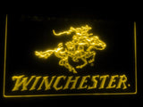 Winchester Firearms Gun Logo LED Neon Sign Electrical - Yellow - TheLedHeroes