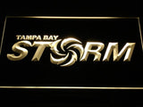 Tampa Bay Storm LED Neon Sign USB - Yellow - TheLedHeroes