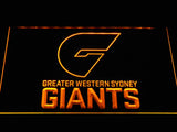 Greater Western Sydney Giants LED Neon Sign Electrical - Yellow - TheLedHeroes