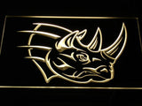 Grand Rapids Rampage 2 LED Neon Sign USB - Yellow - TheLedHeroes