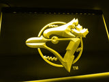 Toronto Blue Jays (7) LED Neon Sign USB - Yellow - TheLedHeroes