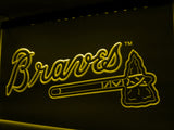 FREE Atlanta Braves LED Sign - Yellow - TheLedHeroes