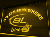 FREE Bud Light Lime It's 5pm Somewhere LED Sign - Yellow - TheLedHeroes
