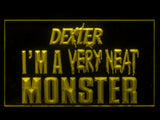 FREE Dexter Morgan Neat Monster LED Sign - Yellow - TheLedHeroes