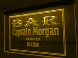 Captain Morgan Jamaica Rum Bar LED Neon Sign USB - Yellow - TheLedHeroes