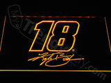 Kyle Busch LED Neon Sign USB - Yellow - TheLedHeroes