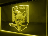 Metal Gear Solid Wolf LED Neon Sign Electrical - Yellow - TheLedHeroes