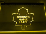 Toronto Maple Leafs LED Neon Sign USB - Yellow - TheLedHeroes